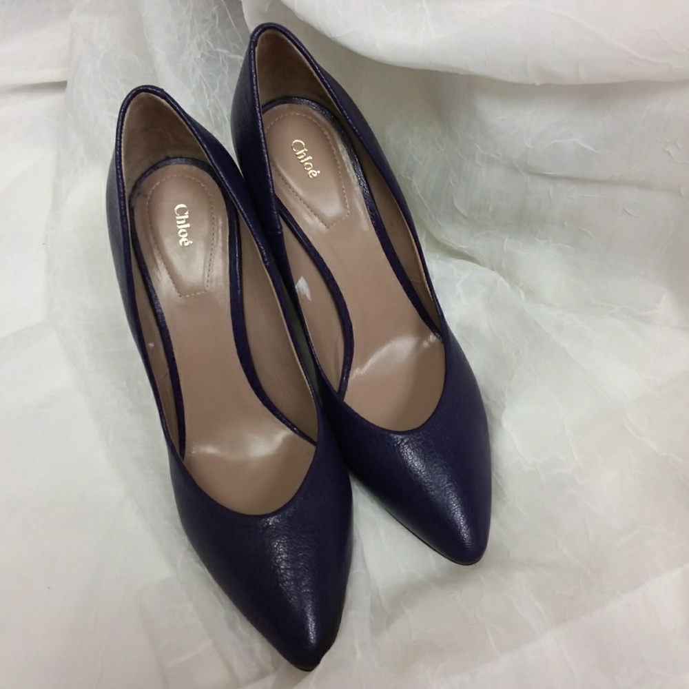 Purple Chloe Heel